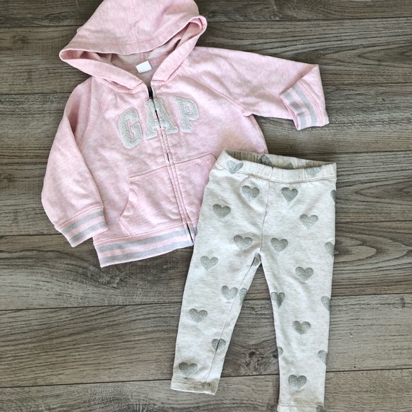 GAP Other - Baby Gap Sparkle Hoodie And Legging